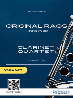 cover image of Clarinet Quartet score & parts--Original Rags